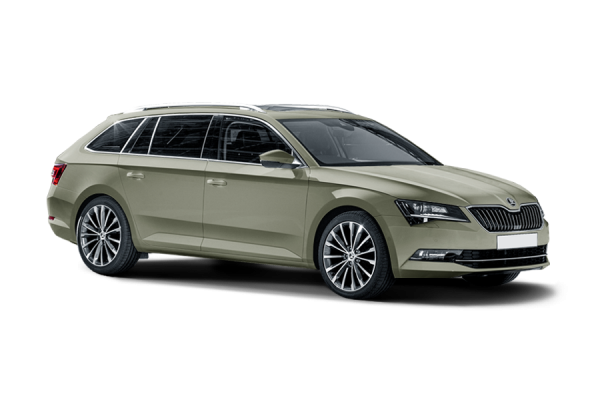 Skoda Superb Combi yellow