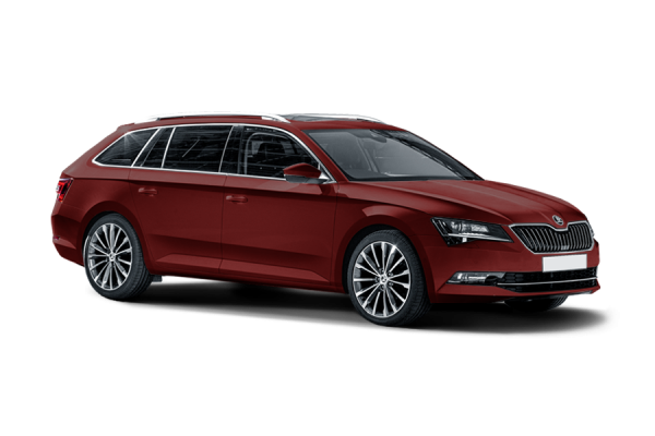 Skoda Superb Combi red
